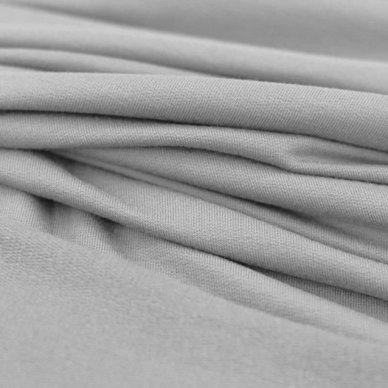 Modal French Terry Fabric Light Grey Modal French Terry Fabric Light Grey