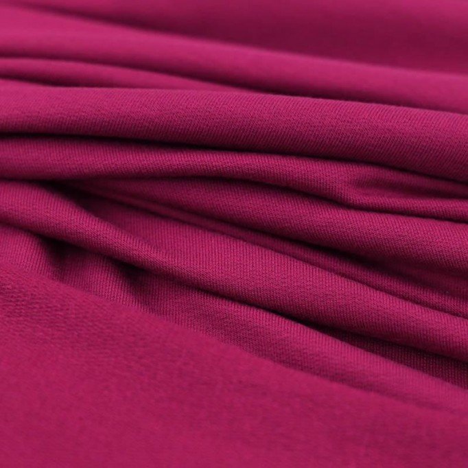 Tissu French Terry Modal Cardinal - (Tissus Jersey)