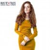 Tissu French Terry Modal Ocre - (Tissus Jersey)