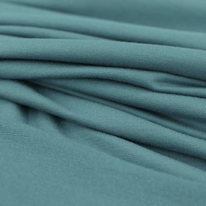 Modal French Terry Fabric Old Green - (Modal French Terry Fabric)