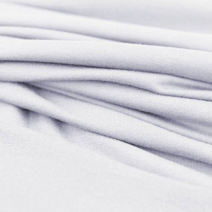 Modal French Terry Fabric White - (Jersey Fabrics)