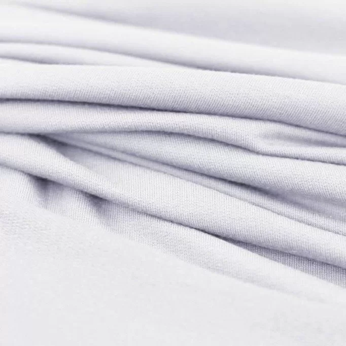 Tissu French Terry Modal Blanc - (Tissus Jersey)