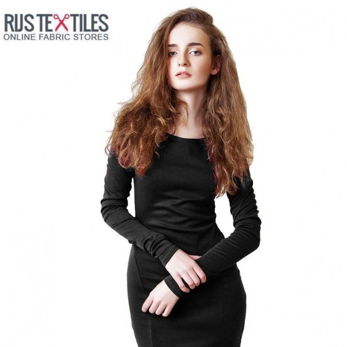 Modal French Terry Fabric Black - (Modal French Terry Fabric)