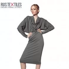Tissu Jersey Modal Gris Foncé