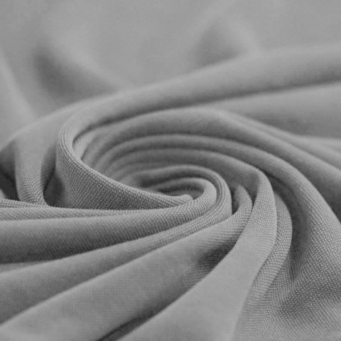 Tissu Jersey Modal Gris Clair - (Tissus Jersey)