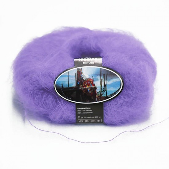 Mohair Yarn ISPE Needle Size 3,5 - 4 Lavender Mohair Yarn ISPE Needle Size 3,5 - 4 Lavender