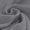 Double Gauze Fabric Grey - (Deco Fabrics)