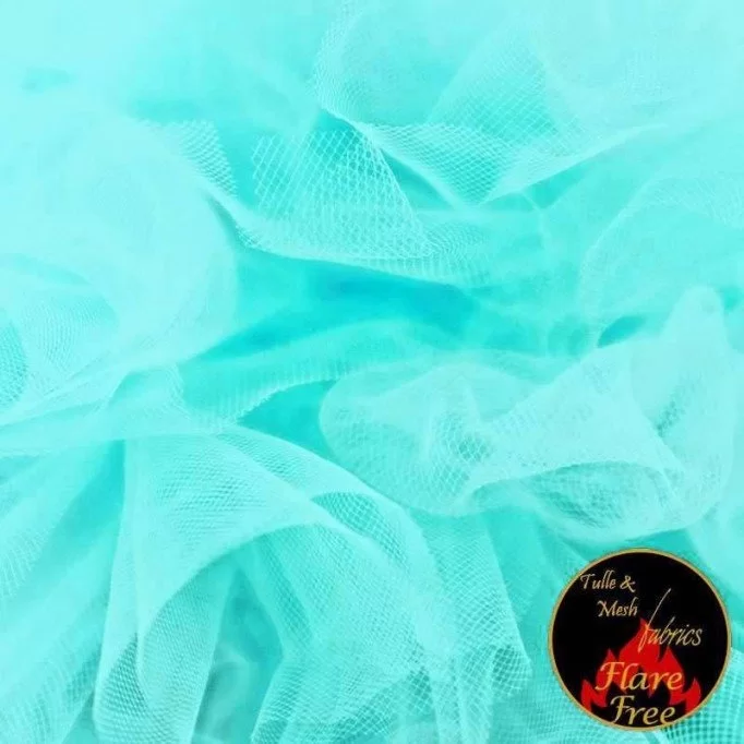 Tissu Tulle Déco Menthe 300CM Lage - (Tissu Tulle Déco 300CM Lage)