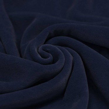 Nicky Velour Fabric Navy - (Nicky Velour Fabric)