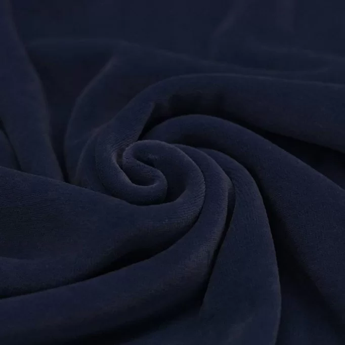 Nicky Velours Marine  - (Nicky Velours Tissus)