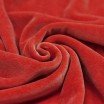 Nicky Velours Stof Rood - (Nicky Velours Stoffen)
