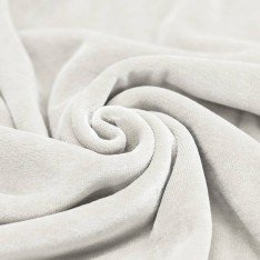 Nicky Velour Fabric Ecru