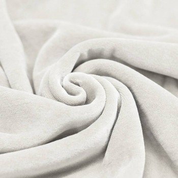 Tessuto Velluto Di Cotone Nicky Ecru Tessuto Velluto Di Cotone Nicky Ecru