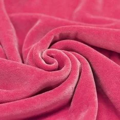 Dzianina Welur Bawełniany Fuksja