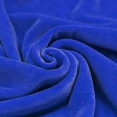 Nicky Velour Fabric Cobalt