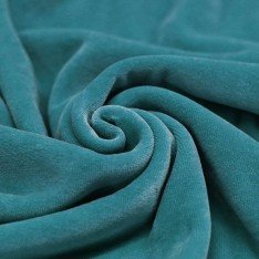 Nicky Velour Fabric Petrol