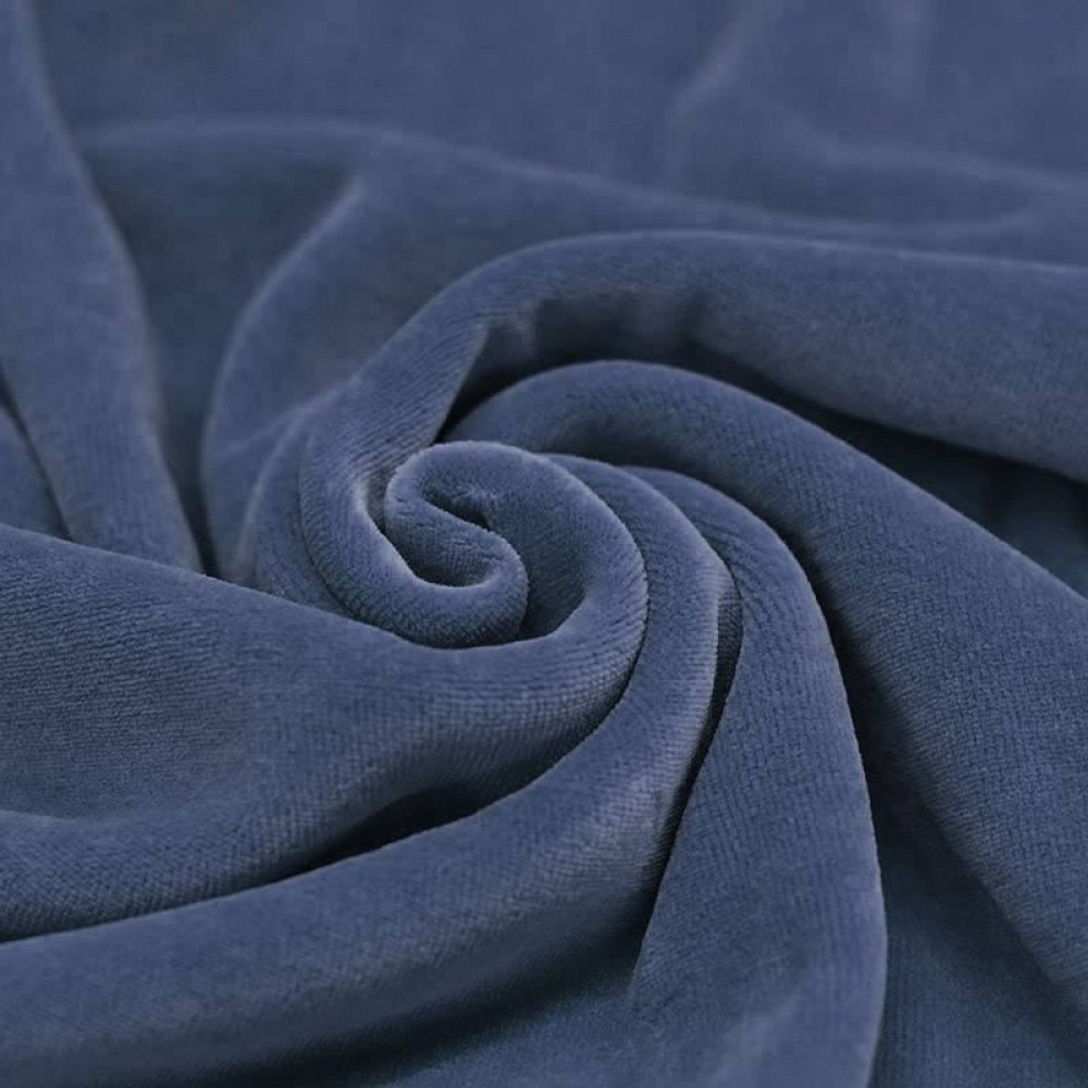 Nicky Velour Fabric Dark Jeans