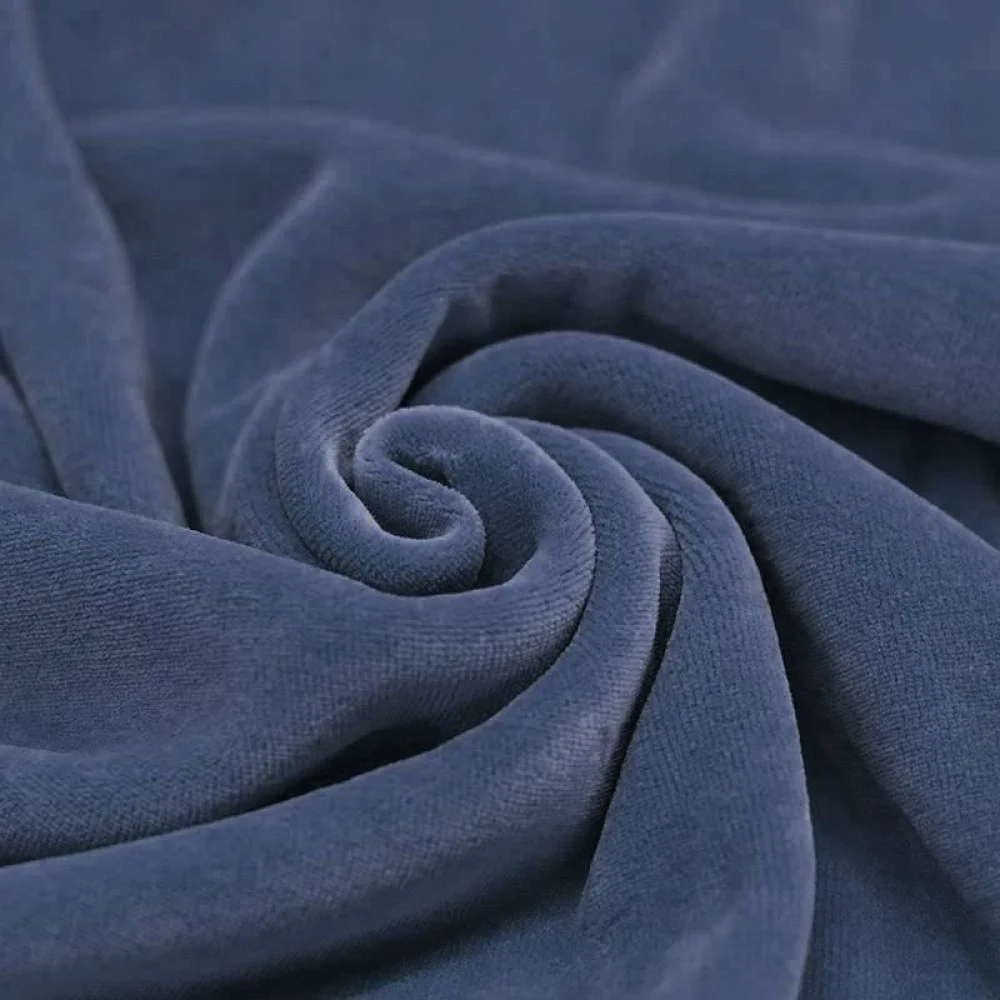 Nicky Velour Fabric Dark Jeans