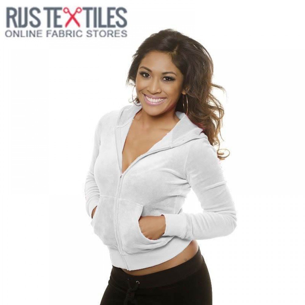 Nicky Velours Blanc  - (Nicky Velours Tissus)