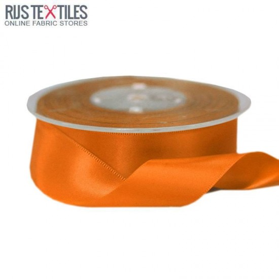 Satin Ribbon 25mm Orange Satin Ribbon 25mm Orange