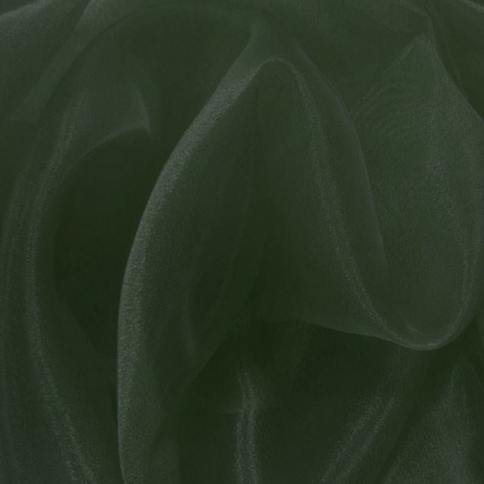 Organza Stoff Flaschengrün - (Organza Stoffe)