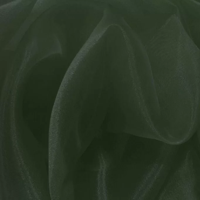 Organza Fabric Bottle Green - (Organza Fabric)