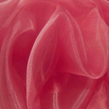 Organza Stof Fuchsia Rød Organza Stof Fuchsia Rød