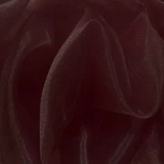 Tissu Organza Bordeaux