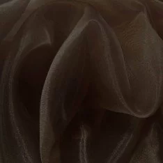Tissu Organza Brun