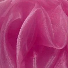 Tissu Organza Fuchsia Fluo