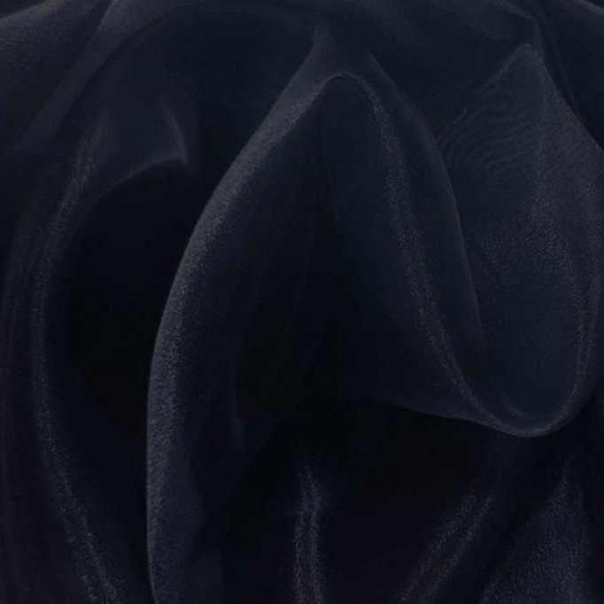 Tissu Organza Marine - (Tissu Organza)