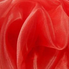 Tissu Organza Rouge