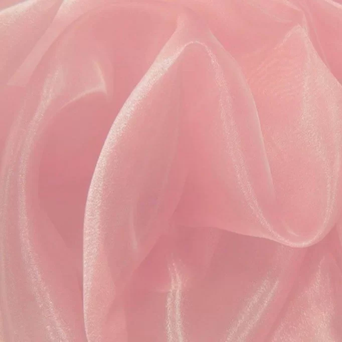 Organza Stof Roze - (Organza Stoffen)