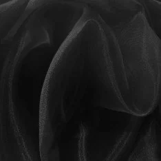 Tissu Organza Noir