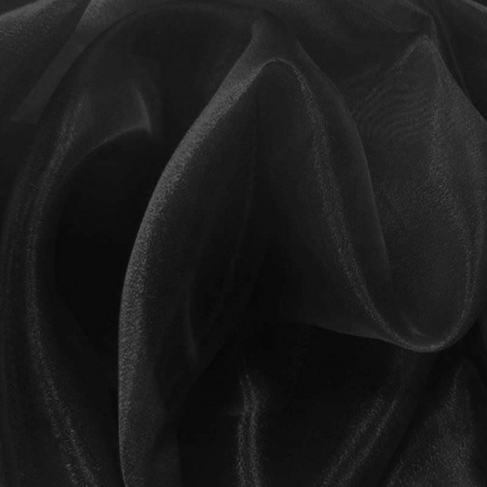 Tissu Organza Noir - (Tissu Organza)