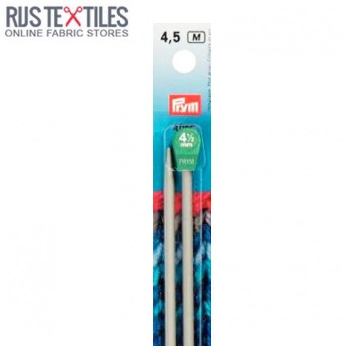 Knitting Needles 4,50mm Aluminum 40cm PRYM 191477 - (Knitting Needles And Crochet Hooks)