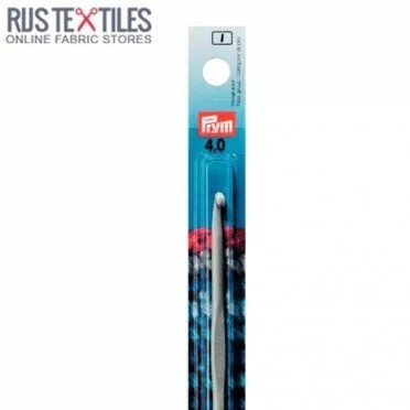 Wollhäkelnadeln 4mm mit Führungsfläche Grau 14cm PRYM 195139 - (Stricknadeln Und Häkelnadeln )