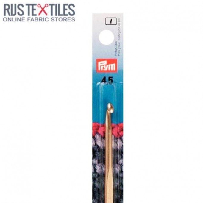 Crochet Hook 4,50mm Aluminum 14cm PRYM 195186 - (Knitting Needles And Crochet Hooks)