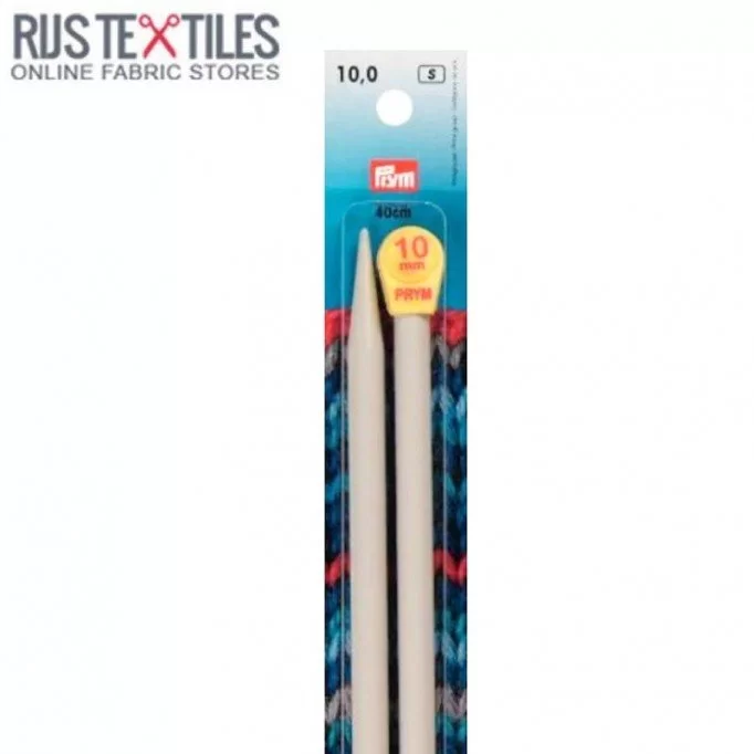 Breinaalden 10mm Kunststof 40cm PRYM 218232 - (Breinaalden En Haaknaalden)