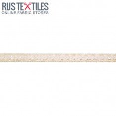 Pailletborter Creme 10mm 