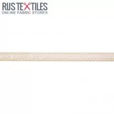Pailletborter Creme 10mm 