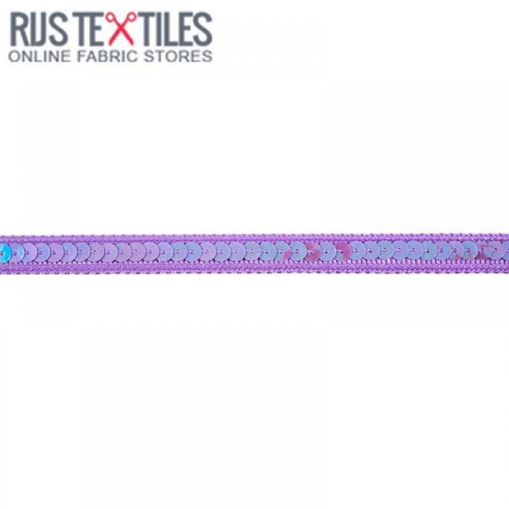 Sequin Trim Lila 10mm Sequin Trim Lila 10mm