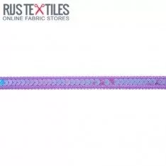 Paillettenband Lila 10mm 
