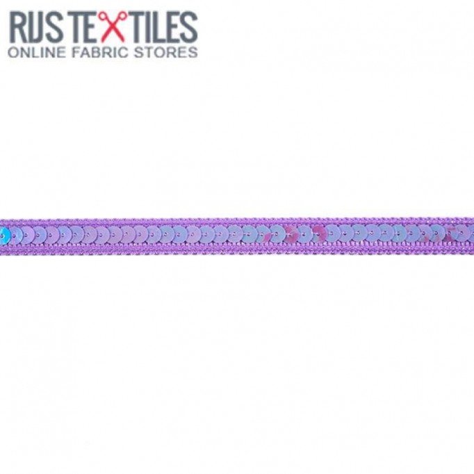 Nastro Di Paillettes Lilla 10mm  - (Nastri)