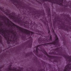 Panne Velvet Fabric Eggplant