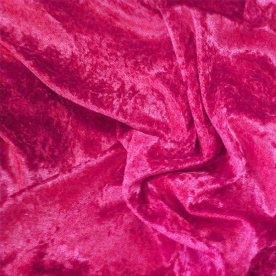 Panne Velvet Fabric Fuchsia Panne Velvet Fabric Fuchsia
