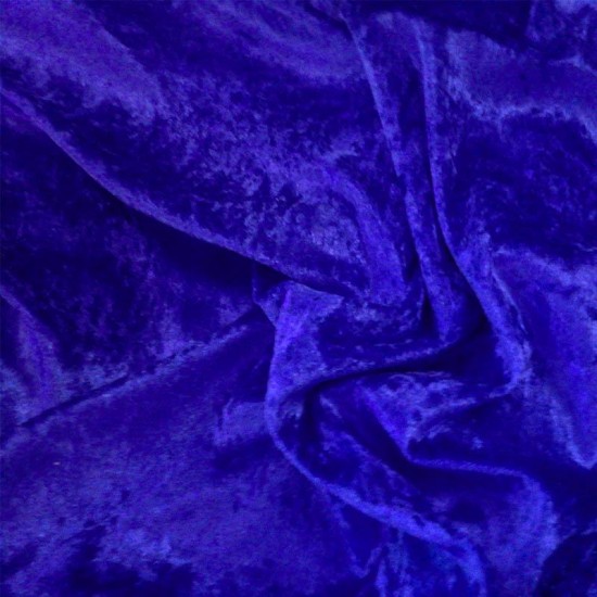 Panne Velvet Fabric Cobalt Panne Velvet Fabric Cobalt