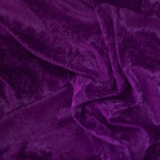 Panne Velvet Fabric Purple Panne Velvet Fabric Purple