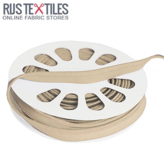 Paspelband Elastisch Beige 8mm Paspelband Elastisch Beige 8mm