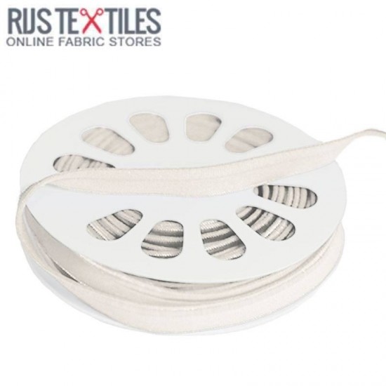 Elastic Piping Tape Off White 8mm Elastic Piping Tape Off White 8mm